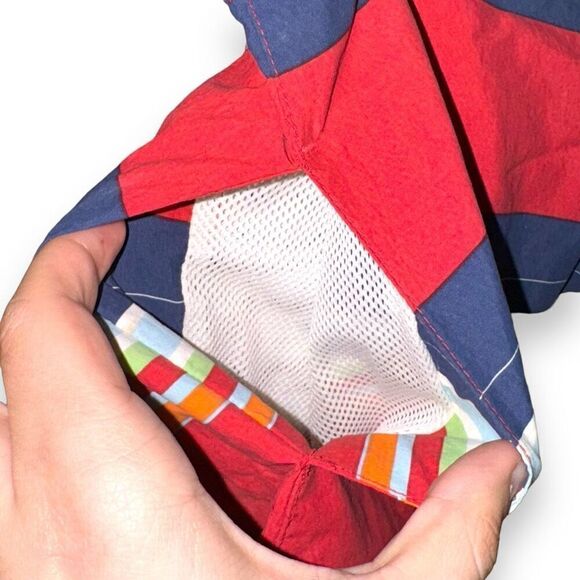 90s Polo Ralph Lauren Sport Colorblock  Swim Trunks Size L - Picture 3 of 12